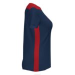Joma 82P4R2472 الأزرق الداكن الأحمر بطولة قميص قصير الأكمام سادسا نحيف - Image 4
