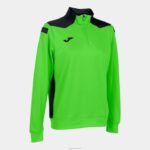 Joma 82P4R2477 نيون أخضر أسود بطولة قميص من النوع الثقيل vi نحيف