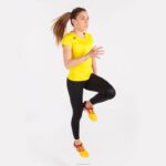 Joma 82P4R2484 أصفر قميص قصير الأكمام سجل الثاني نحيف - Image 6