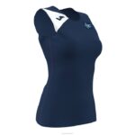 Joma 82P4R2497 الأزرق الداكن الأبيض الاتحاد الدولي لكرة القدم بلا أكمام تي شيرت نحيف - Image 2
