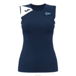 Joma 82P4R2497 الأزرق الداكن الأبيض الاتحاد الدولي لكرة القدم بلا أكمام تي شيرت نحيف