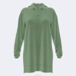 Joma 82P4R2506 الكاكي دافني سترة مقنعين نحيف