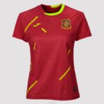 Joma 82P4R2513 أحمر قميص قصير الأكمام 1st اختيار موحدة الإسبانية كرة الصالات نحيف