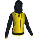 Joma 82P4R2518 أصفر مسود سوبرنوفا سترة مقنعين نحيف