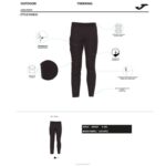 Joma 82P4R2550 أسود longs السراويل exporer - Image 5