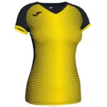 Joma 82P4R2561 أصفر مسود قميص بأكمام قصيرة سوبر نوفا نحيف