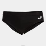 Joma 82P4R2569 أسود منافسة الرقبة لتدفئة أوليمبيا الثاني نحيف