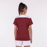 Joma 82P4R2575 بورجوندي أبيض بطولة قميص قصير الأكمام سادسا نحيف - Image 3