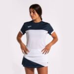 Joma 82P4R2587 أبيض كحلي قميص قصير الأكمام مونتريال نحيف - Image 4
