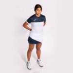 Joma 82P4R2587 أبيض كحلي قميص قصير الأكمام مونتريال نحيف - Image 9