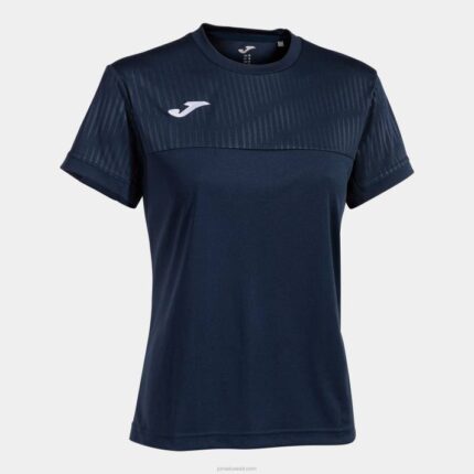 Joma 82P4R2589 الأزرق الداكن قميص قصير الأكمام مونتريال نحيف