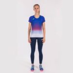 Joma 82P4R2599 أزرق ملكي أبيض أحمر قميص قصير الأكمام النخبة السابع نحيف - Image 4
