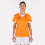 Joma 82P4R2600 برتقالي أبيض قميص قصير الأكمام toletum الثاني نحيف - Image 3