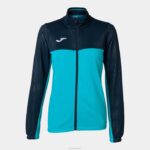 Joma 82P4R2620 الفلورسنت الفيروز الأزرق الداكن سترة مونتريال نحيف - Image 6