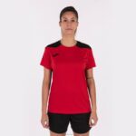 Joma 82P4R2626 أحمر أسود بطولة قميص قصير الأكمام سادسا نحيف - Image 2