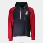 Joma 82P4R263 الأزرق الداكن الأحمر سترة مقنعين الشارع الحضري رجال