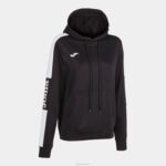 Joma 82P4R2648 أسود أبيض بطولة سترة مقنعين الرابع نحيف