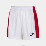 Joma 82P4R2649 أبيض أحمر شورت ماكسي نحيف