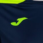 Joma 82P4R2662 الأزرق الداكن أصفر فلوري بطولة قميص قصير الأكمام سادسا نحيف - Image 3