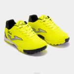 Joma 82P4R2696 نيون أصفر أسود حذاء كرة القدم توليدو جونيور 23 تيرف جونيور - Image 2