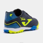 Joma 82P4R2699 الأزرق الداكن والأصفر حذاء كرة الصالات توليدو جونيور 23 للناشئين داخل المباني - Image 3