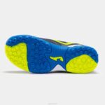 Joma 82P4R2699 الأزرق الداكن والأصفر حذاء كرة الصالات توليدو جونيور 23 للناشئين داخل المباني - Image 4