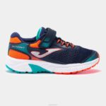 Joma 82P4R2700 الأزرق الداكن الأحمر حذاء الجري j.sprint jr 23 جونيور