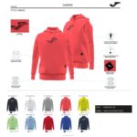 Joma 82P4R2703 مزيج الرمادي سترة مقنعين جاما صغار - Image 5