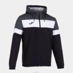 Joma 82P4R271 أسود رمادي غامق طاقم سترة المطر رابعا رجال
