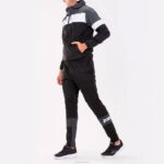 Joma 82P4R271 أسود رمادي غامق طاقم سترة المطر رابعا رجال - Image 7