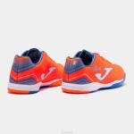 Joma 82P4R2729 البرتقالي الأزرق الملكي حذاء كرة الصالات توليدو جونيور 23 للناشئين داخل المباني - Image 3