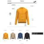 Joma 82P4R272 أزرق مستكشف سترة خفيفة رجال - Image 5