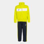Joma 82P4R2739 الجير الأزرق الداكن بدلة رياضية صغار شريط