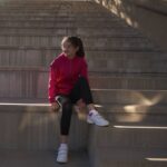 Joma 82P4R2761 ضارب الى الحمرة سترة فتاة الأسد مقنعين - Image 8