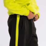 Joma 82P4R2766 الجير الأسود ينغز السراويل الصبي شريطية - Image 5