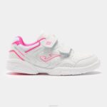 Joma 82P4R2774 الفوشيه الأبيض مدرسة احذية عادية 21 صغار