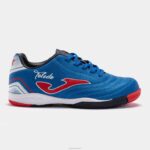 Joma 82P4R2775 الأزرق الملكي الأحمر حذاء كرة الصالات توليدو جونيور 23 للناشئين داخل المباني