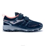 Joma 82P4R2791 الأزرق الداكن الوردي حذاء الجري الجري سيما جونيور 23 جونيور
