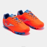 Joma 82P4R2796 البرتقالي الأزرق الملكي حذاء كرة القدم toledo jr 23 hard ground hg junior - Image 2
