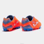 Joma 82P4R2796 البرتقالي الأزرق الملكي حذاء كرة القدم toledo jr 23 hard ground hg junior - Image 3