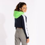 Joma 82P4R2805 أخضر كحلي مقنع سترة فتاة بارك - Image 3