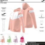 Joma 82P4R2806 أخضر مقنع سترة فتاة بارك - Image 5