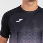 Joma 82P4R2835 أسود أبيض وردي فلوري قميص قصير الأكمام النخبة السابع رجال - Image 5