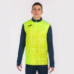 Joma 82P4R2837 الأزرق الداكن أصفر فلوري قميص من النوع الثقيل النخبة الثامن رجال - Image 2