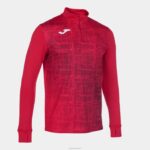 Joma 82P4R2838 أحمر قميص من النوع الثقيل النخبة الثامن رجال