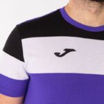 Joma 82P4R2843 أسود أرجواني قميص بأكمام قصيرة طاقم رابعا رجال - Image 7