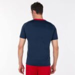 Joma 82P4R2846 الأزرق الداكن الأحمر قميص مدينة كم قصير رجال - Image 4