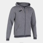 Joma 82P4R2852 مزيج الرمادي سترة مقنعين في الحرم الجامعي ثالثا رجال