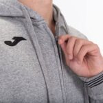 Joma 82P4R2852 مزيج الرمادي سترة مقنعين في الحرم الجامعي ثالثا رجال - Image 9