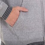 Joma 82P4R2852 مزيج الرمادي سترة مقنعين في الحرم الجامعي ثالثا رجال - Image 10